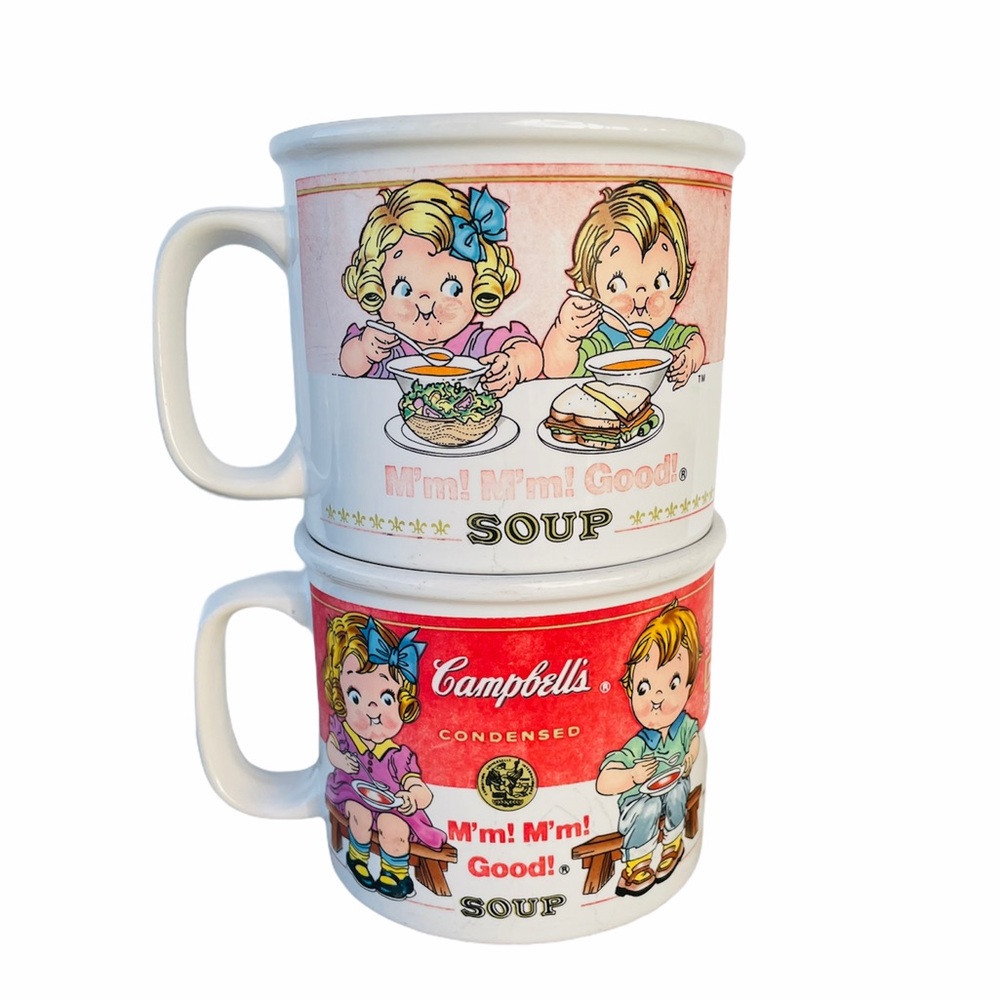 Vintage Campbell’s Soup 1993 Mugs Set of 2